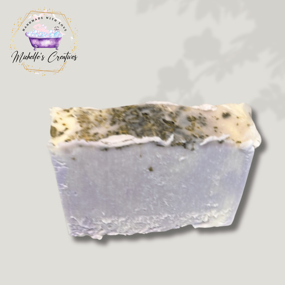 Minty Lavender Goat Milk Soap - Picture 1 of 4